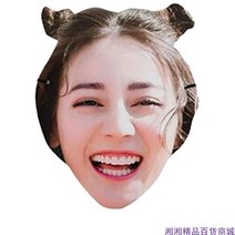 파티 국수 엽기 빅헤드 회사 물회 생일 S리니 결혼선물 가면, T02-종이 플랫발판 마스크-DILIREBA