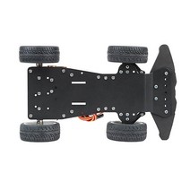 키덜트 로봇 조립 Elecrow 아두이노 자동차 플랫폼용 4WD 섀시 스마트 카 금속 서보 베어링 키트 스티어링 기어 컨트롤 DIY 4 륜, High-speed device