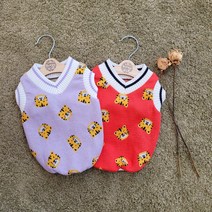 뛰뛰하우스 강아지 어흥이 니트 자체제작 국내생산 S~5XL, 바이올렛