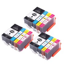 칩이 있는 hp920 officejet 6000 6500 6500a 7000 7500 7500a 프린터용 hp 920xl용 4pcs 920 호환 잉크 카트리지, 3BK 3C 3Y 3M, CHINA