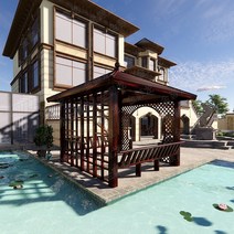 테라스파고라 원형파고라 비가림캐노피 원두막정자 테라스썬룸 스카이어닝알루미늄 합금 4, 웬지제곱당 비용