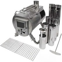 야외 화목난로 캠핑 목재 난방 내부 바베큐 스틸 L / XL, G-Stove XL
