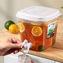 보온 보냉 주전자 수돗물 레모네이드 용기 음료 디펜서 냉수 냉장고 물통 35 L 5L, 01 Ice kettle 3.5L