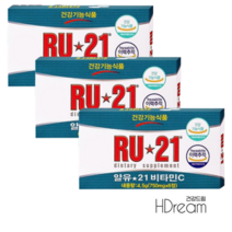 알유21 RU21 회식 술먹기전 음주전 후 약 숙취 해소제 간 영양제 HD 알유 비타민, 6정, 알유21 72정 (6정 X12 박스)