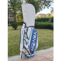 골프가방방수 골프백 남자 파우치 클럽 장비 내마모성 GOLFBAG 휴대 여성 크리스탈 스탠다드 공 4667829236, 화이트 블루