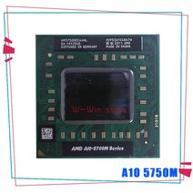 AMD 노트북 A10 5700M 시리즈 A10 5750M A10-5750m AM5750DEC44HL 소켓 FS1 CPU 4M 캐시/2.5GHz/쿼드 코어 프로세서 GM45/PM45