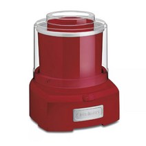 쿠진아트 오토매틱 프로즌 요거트 아이스 크림 앤 샤베트 메이커 레드 1.4L