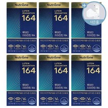 식약처 인증 뉴트리원 루테인 지아잔틴 164 티비 홈쇼핑 방송 선전 정우성 눈건강 영양제 지아쟌틴 지아잔딘 자이잔틴 지이잔틴 지야잔틴 비타민A 캡슐 + 씨오케이 마스크 증정, 6개, 30캡슐