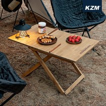 [카즈미] 네이처우드 폴딩 테이블 원목테이블 우드 접이식 2폴딩테이블 K22T3U05
