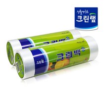 크린랩 크린롤백 위생롤백 대용량 업소용 롤백 25cmX35cm 중형 500매 2개입