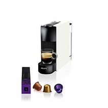 Krups Nespresso XN1101 Essenza 미니 커피 캡슐 머신 | 1260와트 | 흰색 | 0.7리터