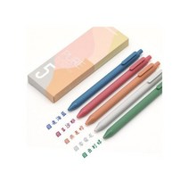원래 샤오미 Mijia Kaco 펜 0.5mm 젤 서명 KACO 코어 내구성 리필 검정 잉크 +, 5 Color ink 5