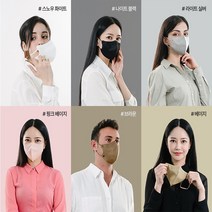 악마돼지 엘르 2D 마스크 100매, 화이트