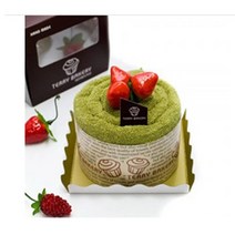 송월 미니파티케익 베이커리 기념수건, 초코(갈색)