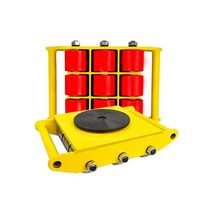 도비용 바퀴 고하중 캐스터 바퀴 도비 롤러 이동 대차, 방향성 8톤(강철휠 6개) 두께 10mm