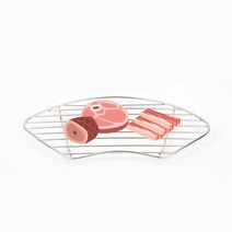 기름은 빠지고 타지않는 스텐 불판 받침망 삼겹불판 프라이팬 구이팬 고기불판추천 삼겹살구이팬 미니불판, 소 (CG70427)
