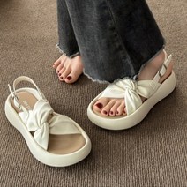 족저근막염 샌들 발볼 넓은 장마 여행용 임산부 여성 무지외반증