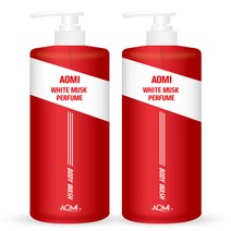 아오미 퍼퓸 바디워시 화이트 머스크, 1000ml, 2개