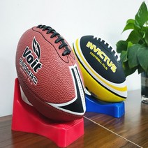 럭비공 받침대 싸인볼 킥런볼 보관 전시대 인테리어 스탠드 장식, C_레드