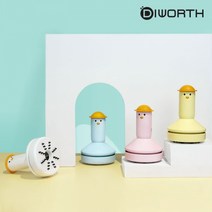 킹마트 디월스 미니진공청소기 오리청소기 데스크탑청소기 진공청소기 C503, 큐티오리_핑크(C503-1)