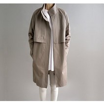 여성 트렌치코트 얇은 재킷 간절기 캐주얼룩 여자 봄 코트 코디 가을
