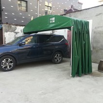 컨테이너지붕 자동차 캐노피 대규모 모바일 활동 푸시 풀 창고 수축 주차 천막 방수 야외 텐트 맞춤형 접이식 차고, [05] 예정된 크기