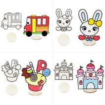 클레이아트 우드 나무판 볼클레이아트 전용 나무판 25종, 07. 우드 토끼 나무판
