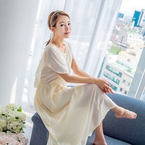바캉스 쉬폰원피스 신혼여행 허니문룩 원피스 휴양지룩 OP5267F