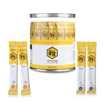 정담 꿀템 알뜰실속형 90포 허니 스틱 천연 벌꿀 계피, 10g, 90개