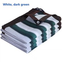 캐노피천막 방수천막원단 차광망 야외 햇빛 창고 HDPE UV 보호 그늘 메쉬 12 바늘 80 ~ 90% 비율 자동차 퍼, 07 White Dark Green_17 3m X 5m