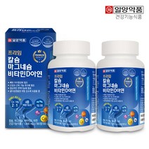 [일양약품] 프라임 칼슘 마그네슘 비타민D 아연 180정 2박스(6개월분), 상세 설명 참조, 상세 설명 참조