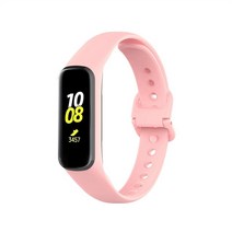 실리콘 밴드 스트랩 삼성 갤럭시 핏 2 SM-R220 시계 팔찌 교체 스포츠 시계 밴드, Pink, For Galaxy Fit2 R220
