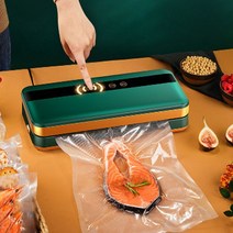 떡포장기계 밀봉자동포장기 진공 수축 진공 압축팩, 블랙 외부펌핑 터치 모델 건습식 진공백50개