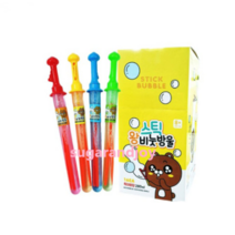 왕스틱 비눗방울 STICK BIG BUBBLE 대형 비눗방울 놀이 280ml 특대용량 왕비눗방울, STICK왕스틱 비눗방울 280ml 색상 연두 낱개