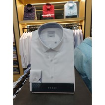 [예작셔츠] 신상품 사틴 솔리드 슬림 스넵 배색 긴팔 셔츠[YJ1FBS104-WH]