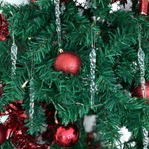 [도매플랜] 고드름 오너먼트 크리스마스 트리 눈꽃결정체 아크릴 장식 12P, 상세페이지 참조