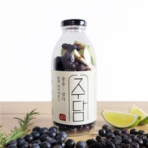 주담 담금주키트 홈술 과실주 칵테일 수제 과일주스 만들기 전통주 딸기 아로니아 야관문 천혜향, 블루베리가득(블랙 다이아몬드), 선물포장(쇼핑백포함)