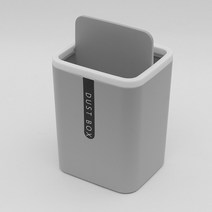 청소용품전문점 더스트박스 스윙 미니 휴지통 12.5x11x16cm 회색