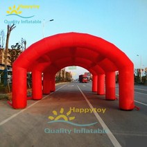 에어텐트 대형 잔디 광고 야외 스포츠 텐트 팽창식 에어 캐노피 상업용 돔 판매, 10.All Red  12x6x4meters