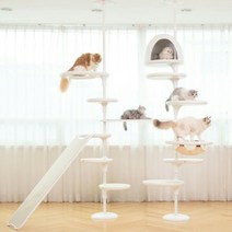가또페로 화이트폴 국산 고양이캣폴 캣타워, 6.아크릴 해먹 (단품), 민트