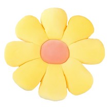 사랑스러운 40cm/15.75in 화려한 꽃 봉구 장난감 장난감 소프트 만화 선물 귀여운 데이지 플러시 장난감 소녀 침대 침대 수면 쿠션, 노란색