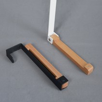 [천삼백케이] [도매짱] 방문 모자걸이 가방걸이 도어훅 도어행거 후크 보관함, 화이트