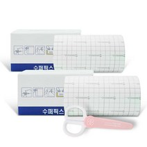 밴드골드 슈퍼픽스 15cm x 10m X 2개 픽싱롤반창고 + 반창고닷컴 안전가위 1개, 슈퍼픽스 15cm x 10m 2개+안전가위1개