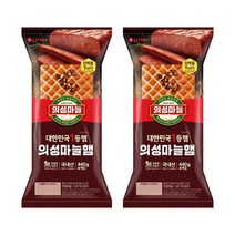 의성마늘햄 440g x 2개 고담백 술안주 도시락반찬 야식안주, 1개