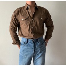 ﻿ 맨즈클래식 남자 포켓 사파리 산체스 이탈리안 루이스 남방 셔츠