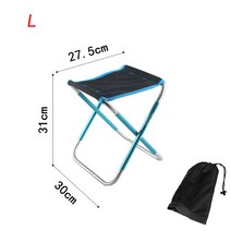 접이식 야외용 휴대용 캠핑 좌식 의자작은 낚시 피크닉 알루미늄 천 야외 쉬운 야외 가구