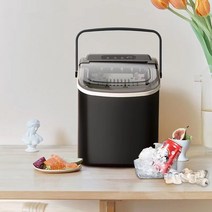 Apnoo 급속 제빙기 저소음 미니 제빙기, HZB-16M(블랙)