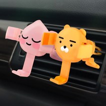 카카오 차량용 고속충전 핸드폰 거치대, 라이언