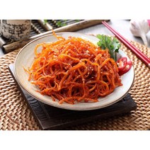 국내생산 쫄깃 진미채 1kg 대용량 반찬단지 오징어채무침 운영푸드, 1개