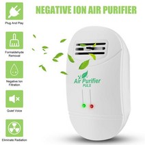 공기청정기휴대용 공기 청정기 AC 110v-220V 2W 플러그인 음이온 발생기 가정 사무실 침실용 EU US, 01 WHITE_02 EU